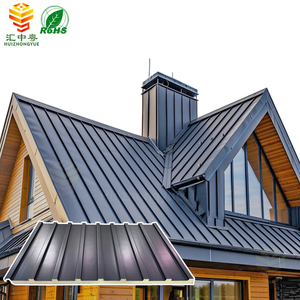 Paneles de Techo Metálicos Ignífugos, Tipo Lámina, Impermeables, Panel Sándwich de PU, Precio de Paneles de Techo Aislantes de Aluminio para Cubrir Casas - Product Image 1