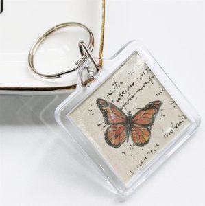 Wholesale Portable Lightweight Color Acrylic Keychain Charm Pendant <b>Keyring</b> Acrylic Keychain for Bag Decoration - Product Image 3