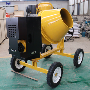 Mixer beton semen Mini, untuk penggunaan di rumah, Mixer beton beban otomatis dengan mesin Mixer beton efisiensi tinggi - Product Image 1