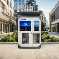 Distributeur automatique de purificateur d'eau commercial, machine de distribution de liquides, désinfection UV, 4G LTE, paiements multiples pour la consommation directe en milieu rural