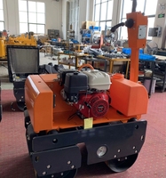 Mini rouleau compresseur hydraulique, nouveau rouleau vibratoire à double tambour pour l'asphalte, à vendre