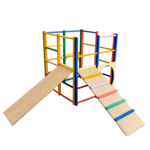 <span class=keywords><strong>Aire</strong></span> <span class=keywords><strong>de</strong></span> <span class=keywords><strong>jeux</strong></span> intérieure pour enfants, cadre d'escalade <span class=keywords><strong>Montessori</strong></span> en bois, pour enfants, grimpeur, triangle, barre <span class=keywords><strong>de</strong></span> singe - Product Image 1