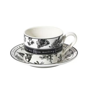 Juego de Taza y Platillo con Diseño Moderno, Taza de Café de Cerámica, Taza para Latte, Decoración para el Hogar - Product Image 2