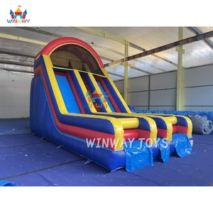 Khổng lồ nổi không khí nước vui vẻ của tôi siêu lớn công viên thiết bị <span class=keywords><strong>Inflatable</strong></span> khô Slide để bán - Product Image 2