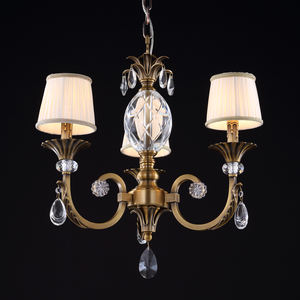 VHFabric LED ciondolo di <span class=keywords><strong>cristallo</strong></span> lampadario in ottone caldo casa camera da letto <span class=keywords><strong>paralume</strong></span> decorativo con altezza regolabile - Product Image 1