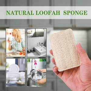 Esponjas <span class=keywords><strong>de</strong></span> <span class=keywords><strong>Luffa</strong></span> <span class=keywords><strong>de</strong></span> Celulosa 100% Naturales Marca Ruizhifa, Alta Absorción <span class=keywords><strong>de</strong></span> Agua (250%-500%), 20 mm <span class=keywords><strong>de</strong></span> Grosor, Esponja Ecológica - Product Image 5