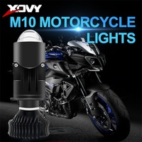 Faros Delanteros Bi-LED con Mini Lente H4, Luz LED para Faros Delanteros de 120w, Focos LED, Faros H4 para Motocicleta y Automóvil, Bombillas LED de 12v 6000k