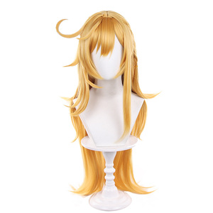 Perruque synthétique longue blonde résistante à la chaleur pour cosplay Escoffier du jeu Genshin Impact GAHC-003 - Product Image 6