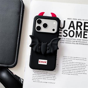 Funda Protectora de Silicona <span class=keywords><strong>Invisible</strong></span> IMD con Diseño de Dibujos Animados para Teléfono Móvil 17/16/15/14/13/12 Pro Max/Plus, para Chicas - Product Image 2