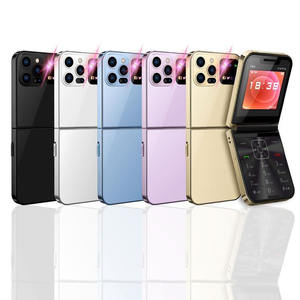 Nouveau I15 Pro Mini Flip Phone Enfants Étudiant Téléphone Personnes Âgées Multifonctionnel Personnalisé Téléphone Double Carte SIM 2G Personnalisation - Product Image 1