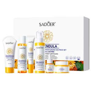 ชุดผลิตภัณฑ์บำรุงผิวหน้าคาเลนดูล่า 6 ชิ้น ช่วยบำรุงผิวอย่างอ่อนโยน เหมาะสำหรับผิวแพ้ง่าย ช่วยปรับสมดุลความมัน ให้ผิวเปล่งปลั่ง ฟื้นฟูผิว - Product Image 5
