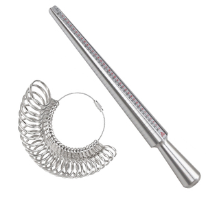 Aluminum <strong>Ring</strong> Sizer <strong>Ring</strong> Mandrel Gauge <strong>Tool</strong> EUR Size 41-76 <strong>Ring</strong> Stick <strong>Measure</strong> <strong>Tool</strong> - Product Image 3