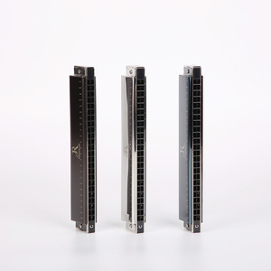 Armónica Profesional de 24 Orificios con Estuche Rígido de Plástico y Paño de Limpieza, Clave C, para Uso Profesional - Product Image 6