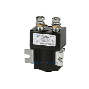 Fournisseur de produits de contrôle électrique contacteur de puissance magnétique 12v 24v 36v 48v dc contacteur SW80P/ CZWP100A