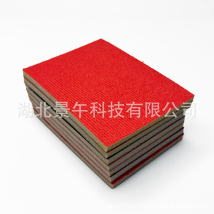 Papier abrasif éponge 100x70mm rectangulaire avec support en velours pour le polissage de plastiques automobiles, quincaillerie et meubles - Product Image 2