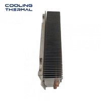 Radiateur de refroidissement OEM personnalisé en cuivre à ailettes échiquetées pour dissipateur thermique