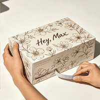 Boîtes d'Expédition Postales en Carton Avec Logo Personnalisé, Bande Déchirable et Fermeture Adhésive, Auto-Scellantes pour E-commerce