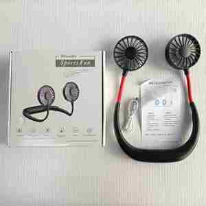Ventilateur de cou Ventilateur portable personnel Mini ventilateur de sport portable gratuit rechargeable - Product Image 4