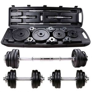 Ensemble d'haltères en fonte de 50 kg de haute qualité à prix abordable avec barre de musculation à vendre - Product Image 1