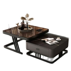 Hiện đại sang trọng khách sạn vuông trung tâm bảng Bắc Âu Bộ 2 làm tổ phòng khách Bàn cà phê đồ nội thất Kem Trà Bàn cà phê Bộ - Product Image 3