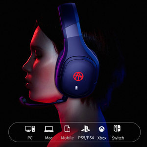 Tai Nghe Chơi Game Không Dây Kèm Micro Cho Máy Tính PS4 PS5, Tai Nghe Game Thủ USB <span class=keywords><strong>Bluetooth</strong></span> Không Dây 2.4G Có Mic Tháo Rời - Product Image 5