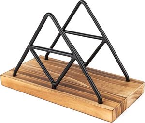 Haute qualité métal bois porte-serviettes boîte à mouchoirs pour mariages hôtels restaurants bureaux bars-fabrication indienne en gros - Product Image 1