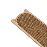 Griffoir pour chat détachable en bois et sisal, mobilier et accessoires pour animaux de compagnie
