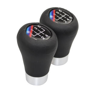 Poignée de levier de vitesses BMW en cuir, 5 ou 6 vitesses, style ergonomique rond - Product Image 3