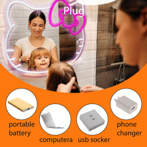 Wholesale Hello Kitty <b>LED</b> Neon <b>Sign</b> - Custom Kawaii 3D Anime Neon Light for Room Decor Gift Boutique - Product Image 3