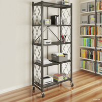 Bibliothèque en métal multi-étagères Présentoir à magazines Stand d'exposition Design Trade Show Hot Display Shelves for Barber Shop