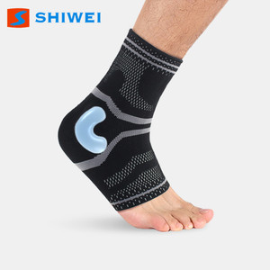 Shiwei <b>Ankle</b> <b>Support</b> Breathable High Elasticity Silicone Non Slip Massage Protection For Football Running Unisex Adult - Product Image 1