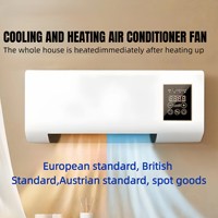 Tragbarer Mini-Klimaanlagen-Ventilator für Wand- und Tischplatzierung, Schnelle Heiz- und Kühlfunktion, Konstante Temperatur, Haushalts-Raumheizgerät