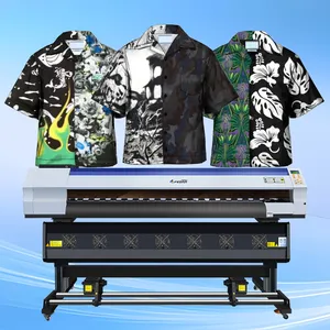 1.3m/1.6m/1.8m/1.9m Large Format Dye T Shirt Textile Sublimation Printer Digital Printing Machine Price Print