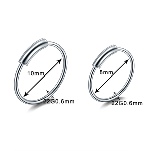 <span class=keywords><strong>Aro</strong></span> Flexible de Acero Inoxidable PARA LA Nariz, Pendientes de <span class=keywords><strong>Piercing</strong></span> de Oreja, Joyería Corporal para Hombre y <span class=keywords><strong>Mujer</strong></span> - Product Image 3