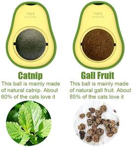 הטוב ביותר ידידותי לסביבה פלסטיק רב תכליתיים סיבוב שיניים ניקוי חתול מנטה & אבוקדו <span class=keywords><strong>catnip</strong></span> כדור - Product Image 4