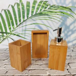 대나무 호텔 거품 펌프 수동 손 액체 비누 디스펜서 조리대 나무 주방 욕실 싱크대 메이슨 항아리 비누 욕실 세트 - Product Image 2