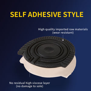 Pegatina de goma para suela de zapato, autoadhesiva, antideslizante y resistente al desgaste, talón de zapatilla - Product Image 3