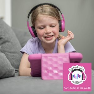 Best DJ Headphones For Travel BuddyPhones Kids Bluetooth Wireless Over Ear Stereo Headset With Changeable <b>Stickers</b> - Product Image 5