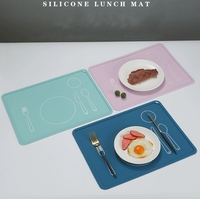 Set de table en silicone LifeTop pour tout-petits et bébés - Set de table antidérapant pour enfants pour restaurants et tables à manger