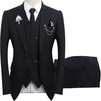 Costume de Mariage Homme Bleu Royal 3 Pièces Coupe Slim Style Italien Nouveauté Vente en Gros pour Marié et Garçons d'Honneur