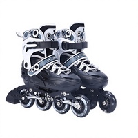Patins à roulettes en ligne en promotion pour garçons et filles débutants, idéaux pour le fitness en extérieur et le slalom, avec roues en PU et roulements ABEC-7