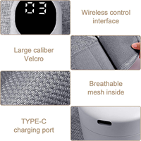 Martillo de masaje eléctrico recargable inalámbrico automático, masajeador de piernas, dispositivo adelgazante para brazos y pantorrillas con tecnología de compresión de aire