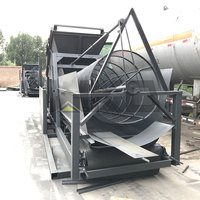 Grande machine de criblage de sable, séparateur vibrant de poudre de sable et de gravier, écran mobile de tambour de champ de sable 50/80