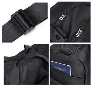 Borsa da Viaggio Sportiva in Nylon Impermeabile Personalizzata, con Separazione Asciutto/Bagnato, per Palestra, Yoga e Weekend - Product Image 5