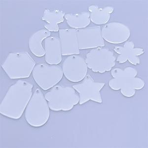 공장 레이저 절단 조각 2MM 플라스틱 보드 아크릴 시트 투명 아크릴 디스크 원 - Product Image 3