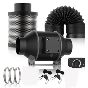 6-inch điều khiển thông minh thông gió vô cực ống Thủy Canh Quạt thông gió với nhiệt độ độ ẩm Điều khiển 220V OEM tùy chỉnh - Product Image 3