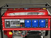 Generator Multi Bahan Bakar 10kw 230V 50Hz Fasa Tunggal Bensin LPG Gas Alam Starter Elektrik FSH11000AE Cadangan Darurat