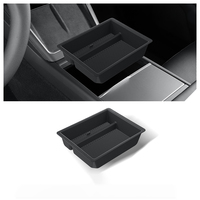 Boîte de rangement pour accoudoir 3D en ABS, accessoires intérieurs de voiture, boîte de rangement pour console centrale pour Tesla New Model 3/Y/YL 2025 2026