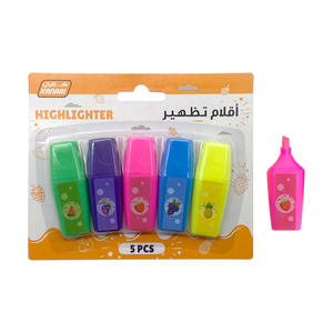 Marqueur surligneur à encre à base d'eau, écriture fluide, taille normale, haute qualité, fluorescent, 18 couleurs, pour cadeau personnel - Product Image 2