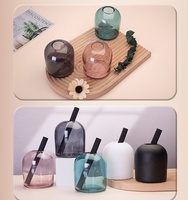 Flacon diffuseur roseau en stock 150ml 200ml Diffuseur en verre vide Diffuseur en verre personnalisé